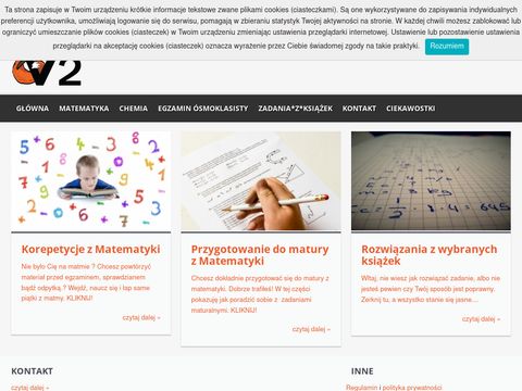 Pierwiastekzdwoch.pl darmowe korepetycje