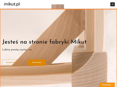 Mikut.pl krzesła drewniane