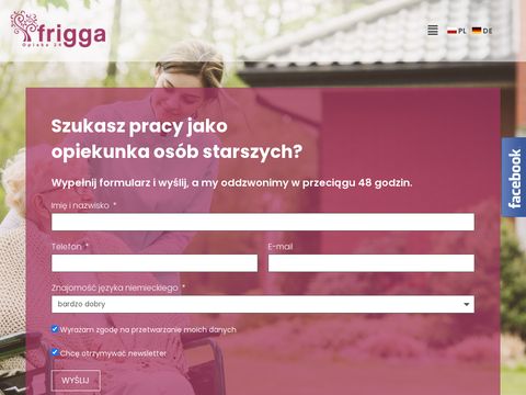 Friggawork.pl opieka nad osobami starszymi