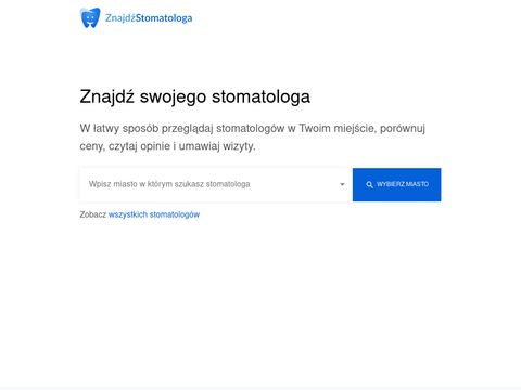 Znajdzstomatologa.pl - wyszukiwarka stomatologów