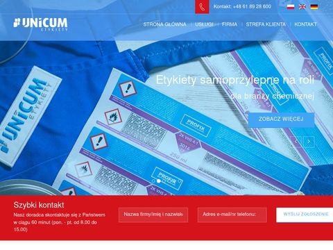 Unicum.com.pl - producent etykiet