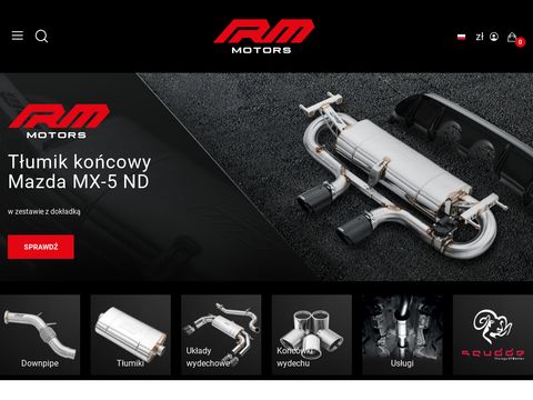 Rm-motors.com tłumiki sportowe