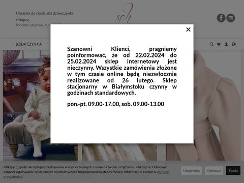 Stylowychrzest.pl - ubranka dla dzieci