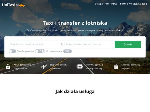 Unitaxi.pl - taxi na lotnisko