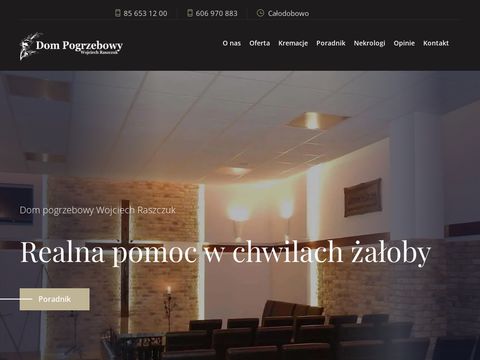 Raszczuk-pogrzeby.pl dom pogrzebowy Białystok