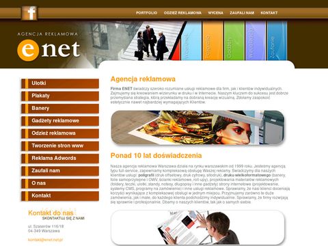 Enet.net.pl agencja reklamowa Warszawa
