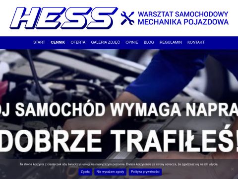 Hess.com.pl wymana oleju Warszawa