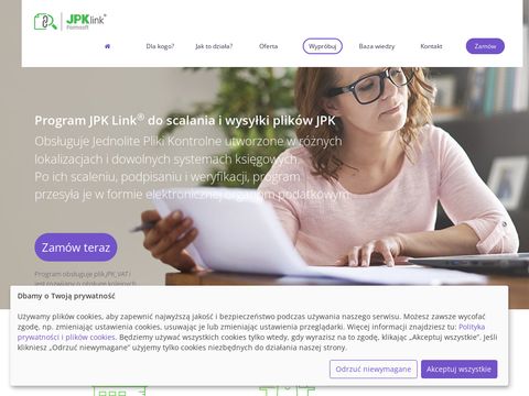 Jpk-link.pl program - łączenie i wysyłka