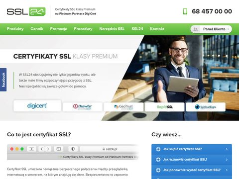 Ssl24.pl - certyfikat geotrust