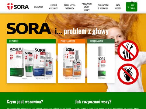Wszawica-sora.pl leczenie wszawicy głowy