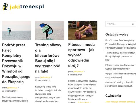 Jakitrener.pl baza trenerów i instruktorów