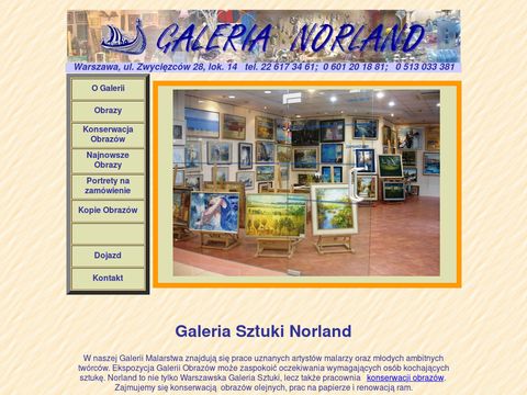 Galerianorland.ant.pl konserwacja obrazów