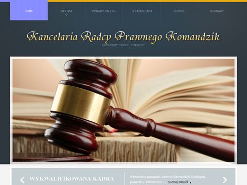 Komandzik.pl adwokat radca prawny Tarnowskie Góry