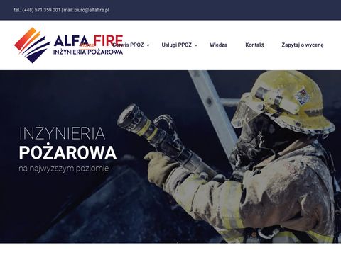 Alfa Fire - inżynieria pożarowa w Warszawie