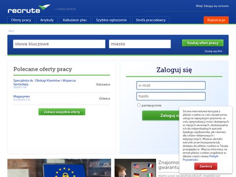 Recute.pl - oferty pracy