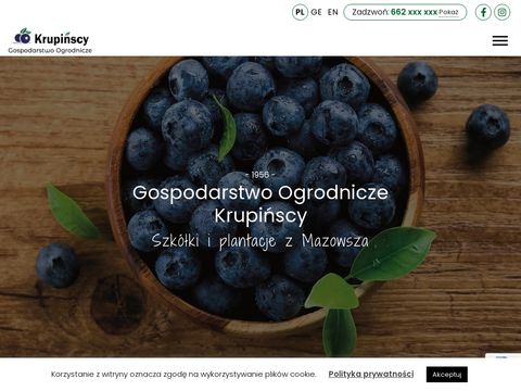 Krupinscy.com gospodarstwo ogrodnicze