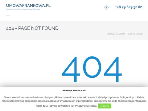 Umowafrankowa.pl - odfrankuj kredyt