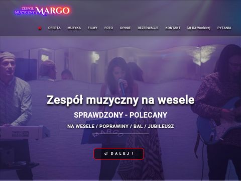 Zespolmargo.waw.pl na wesele Warszawa okolice