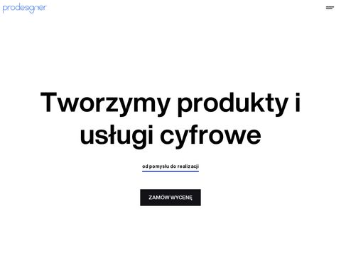 Prodesigner.pl - tworzenie stron internetowych