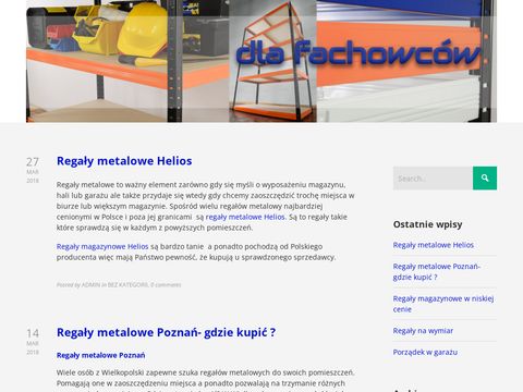 Dlafachowcow.pl jaki regał metalowy kupić