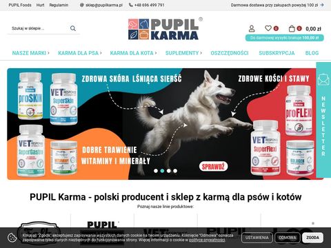 Pupilkarma.pl - sklep z karmą dla psów
