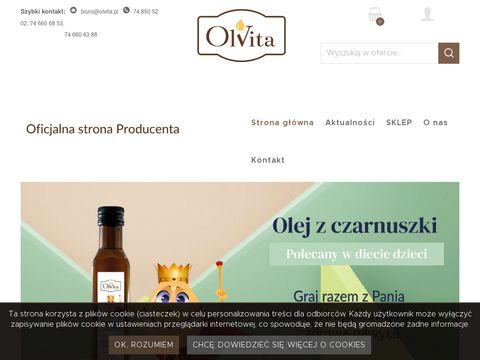Ol'Vita - olej lniany producent