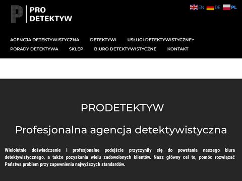 ProDetektyw agencja detektywistyczna