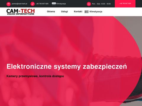 Cam-tech.pl montaż kamer przemysłowych
