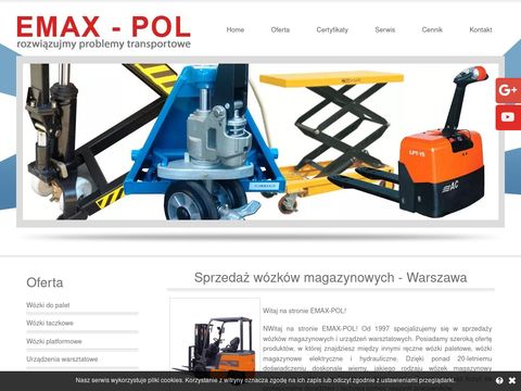 Emax-Pol urządzenia magazynowe Warszawa