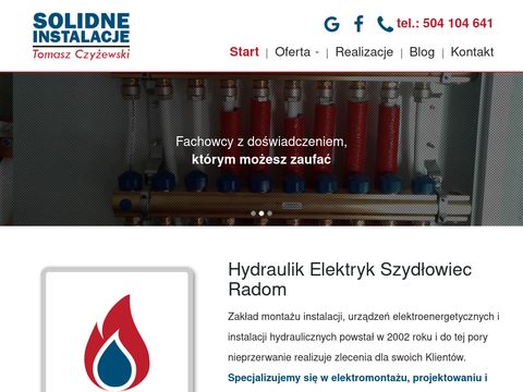 Solidneinstalacje.pl hydraulik radom