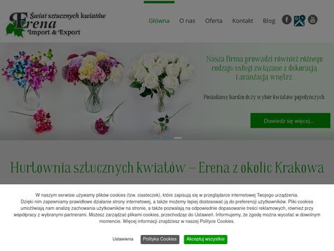 Erena.pl - hurtownia kwiatów sztucznych