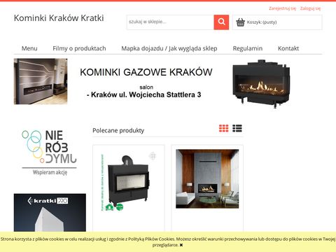 Kominki-krakow-kratki.pl - wkłady kratki