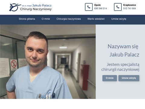 Jakubpalacz.pl - chirurg naczyniowy Opole