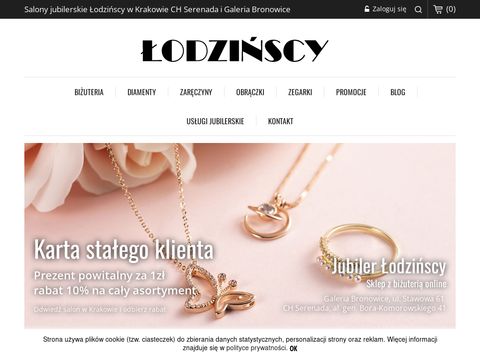 Lodzinscy.com - biżuteria złota, srebrna, modułowa