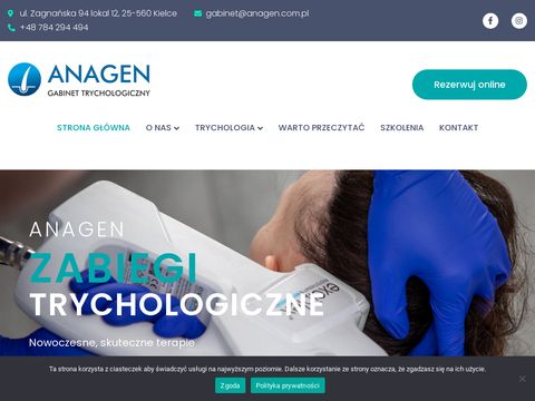 Anagen.com.pl - gabinet trychologiczny Kielce