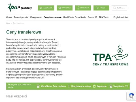 TPA Poland ceny transakcyjne