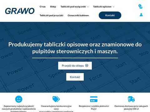 Firmagrawo.pl - tabliczki opisowe