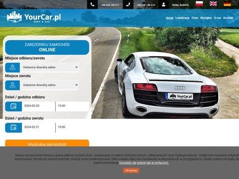 Yourcar.pl wypożyczalnia samochodów Katowice