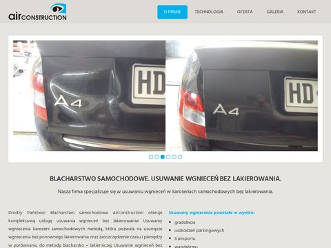 Airconstruction.pl blacharstwo samochodowe Śląsk