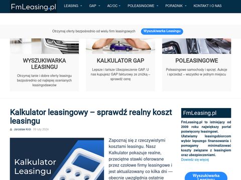 Fmleasing.pl samochodów dostawczych