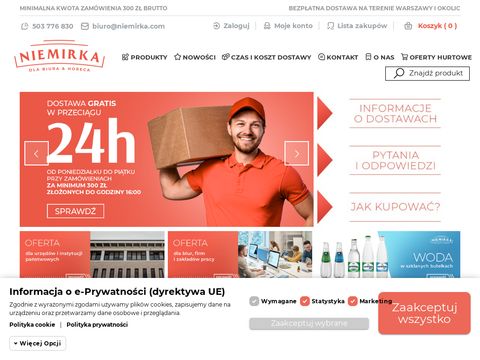 Niemirka.com hurtownia słodyczy Warszawa