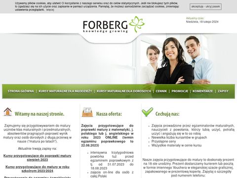 Forberg - kursy maturalne, kursy językowe