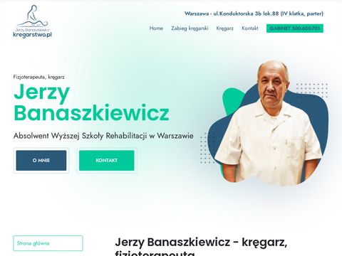 Kregarstwo.pl Jerzy Banaszkiewicz - kręgarz