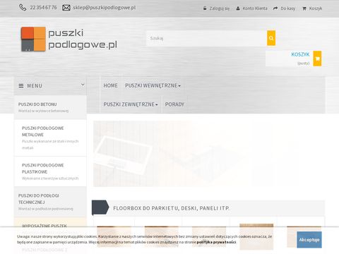 Puszkipodlogowe.pl gniazdka elektryczne