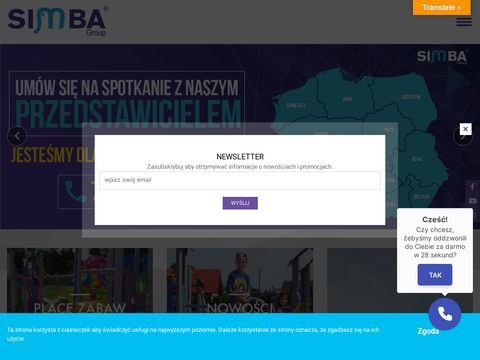 Simba.pl producent placów zabaw