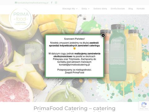 PrimaFood catering dietetyczny i dieta pudełkowa