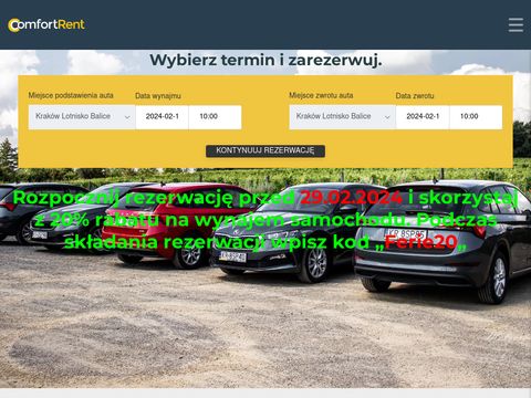 Comfortrent.com.pl - wypożyczalnia samochodów