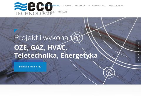 EcoTechnologie - projekty instalacji sanitarnych