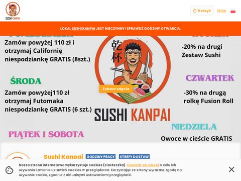 Kanpai Sushi Bar Warszawa sushi dla firm