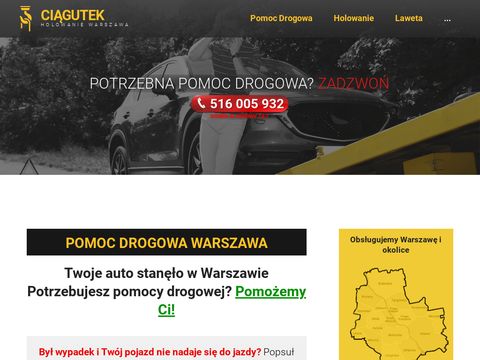 Ciągutek - usługi holowania Warszawa